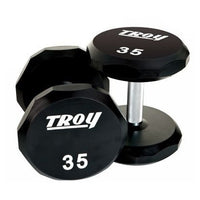 Troy 12-Sided Urethane Dumbbells - Buy & Sell Fitness
