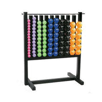Troy VTX Vinyl Dumbbell Set w/ Rack - Buy & Sell Fitness
