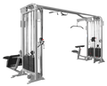 Promaxima P-340 4 STACK JUNGLE GYM - Cable Crossover, Cable Lat Pulldown, Cable Seated Row - New